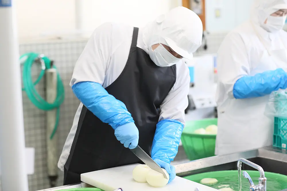 工場長の仕事風景